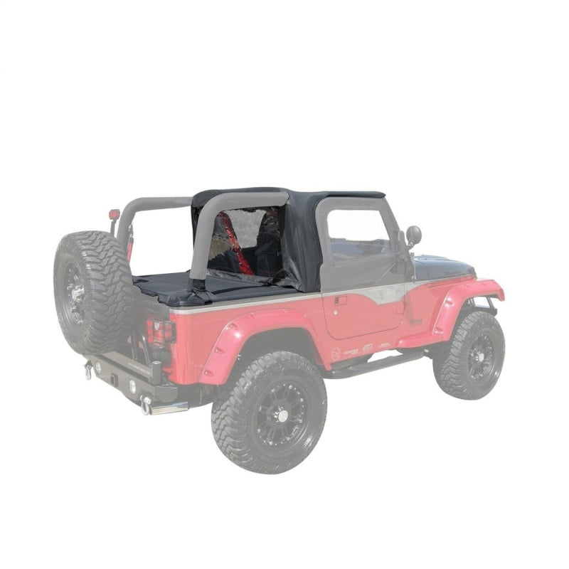 Rampage 1997-2002 Jeep Wrangler(TJ) Cab Soft Top And Tonneau Cover - Black Denim