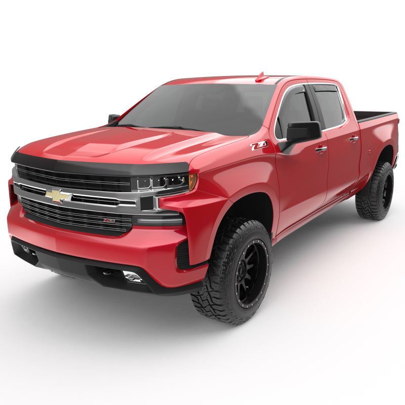 EGR 2019 Chevy 1500 Crew Cab In-Channel Window Visors - Matte