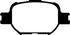 EBC 04-10 Scion TC 2.4 Yellowstuff Front Brake Pads