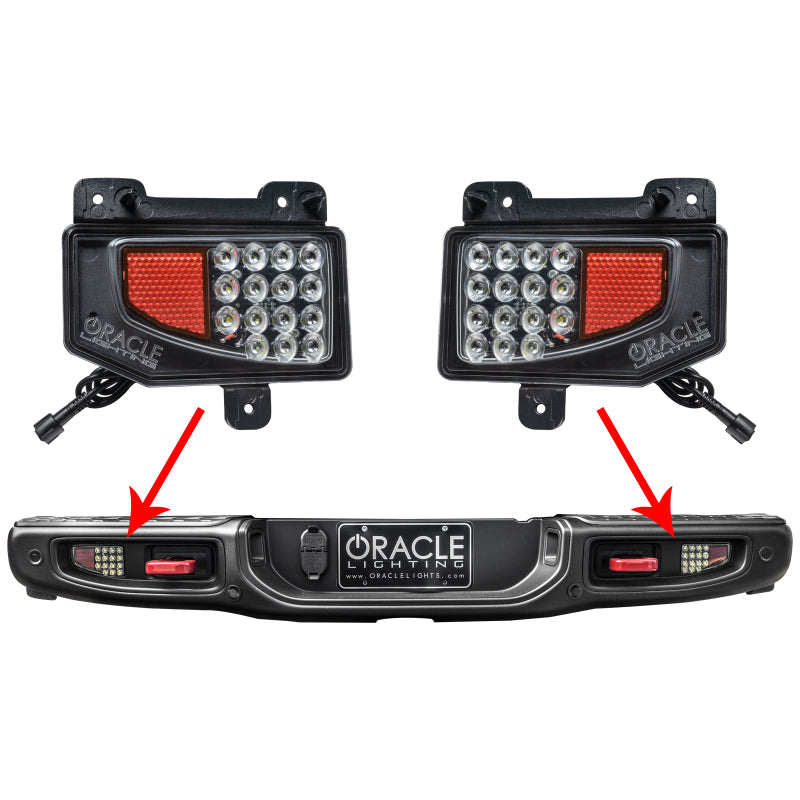 ORACLE Lighting Rear Bumper LED Reverse Lights w/ Plug & Play Harness - 6000K 5881-504