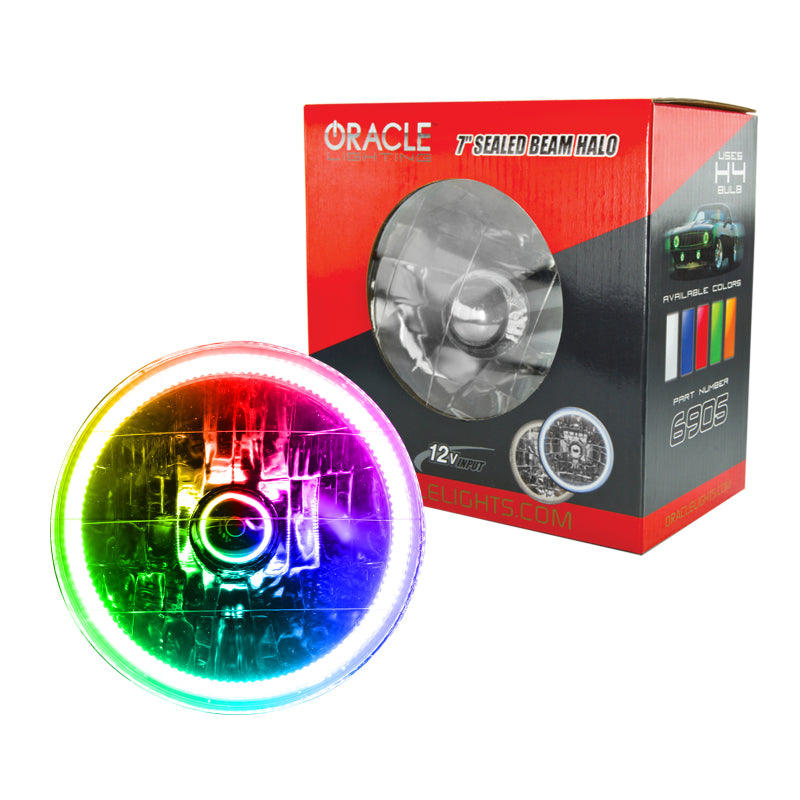 ORACLE Lighting Pre-Installed Lights 7 " H6024/PAR56 ColorSHIFT Sealed Beam Halo 6905-333