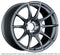 SSR GTX01 18x9.5 5x114.3 22mm Offset Dark Silver Wheel Evo 8 9 X / G35 / 350z / 370z