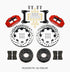 Wilwood Narrow Superlite 6R Front Kit 12.19in Drilled Red 63-87 C10 w/ Wilwood Pro Spindles