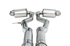 AWE Tuning Non-Resonated Touring Edition Exhaust 5" Chrome Silver Tips for Toyota Supra A90 3020-32058