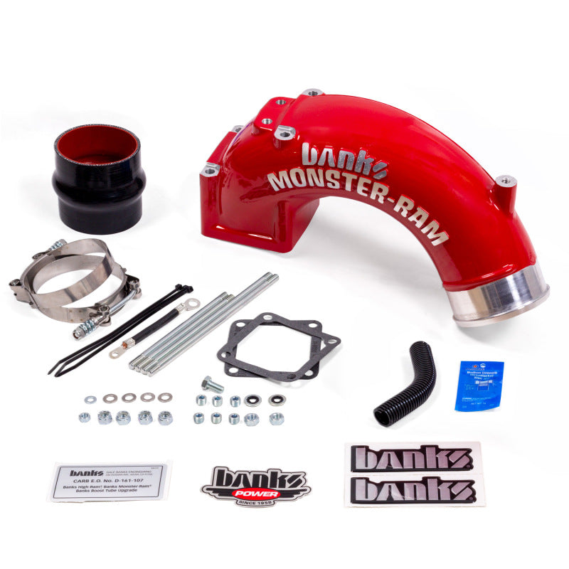 Banks Power w/Stock Intercooler Monster Ram Intake SYS w/out Boost Tube for 03-07 Dodge 5.9L 42765