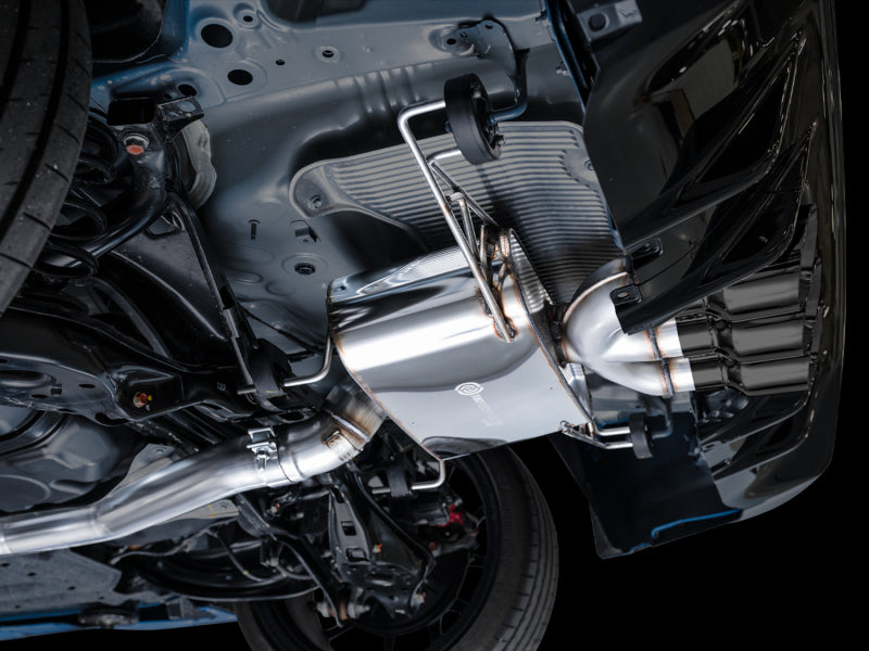 AWE Tuning Touring Edition Exhaust w/ Triple Diamond Black Tips for Honda Civic Type R FL5 3015-53287