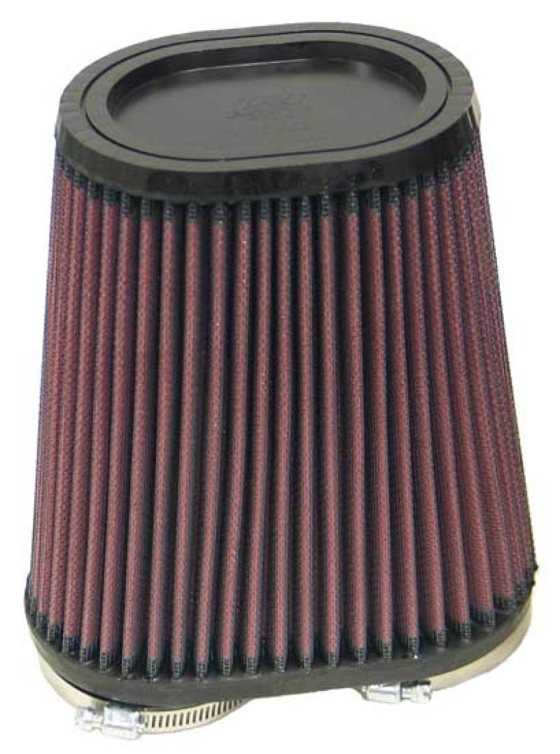 K&N High-Flow Original Universal Rubber Air Filter Dual Flange Oval - RU-4710