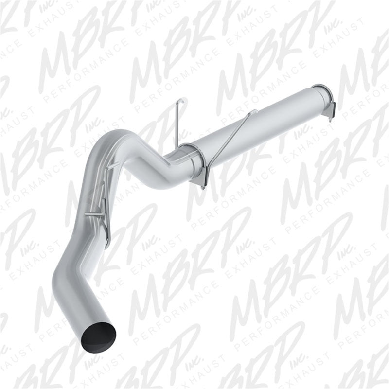 MBRP 5" Filter Back Single Side No Muffler AL Exhaust For 10-12 2500/3500 Cummins 6.7L S61340PLM