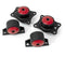 Innovative 00-09 Honda S2000 F-Series Black Steel Mounts 75A Bushings (Rear Diff Mounts OEM Diff)