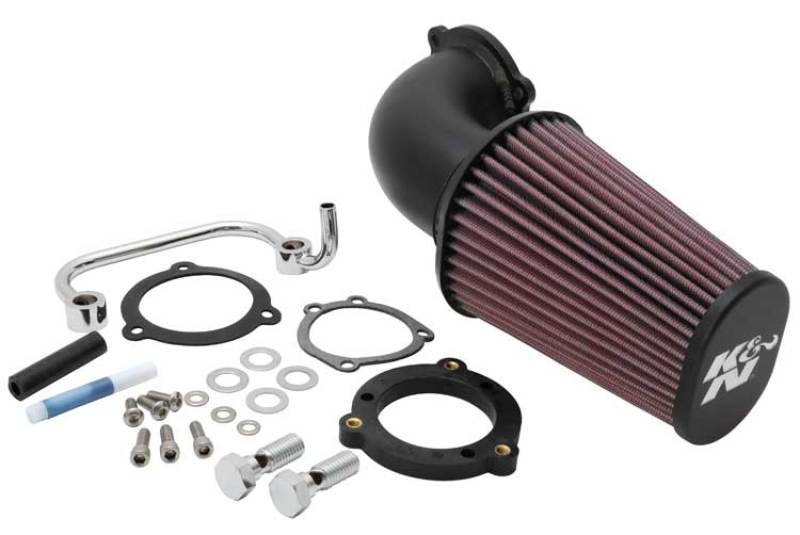 K&N 63 Series Aircharger Performance Intake for 07-10 Harley Davidson XL 63-1126