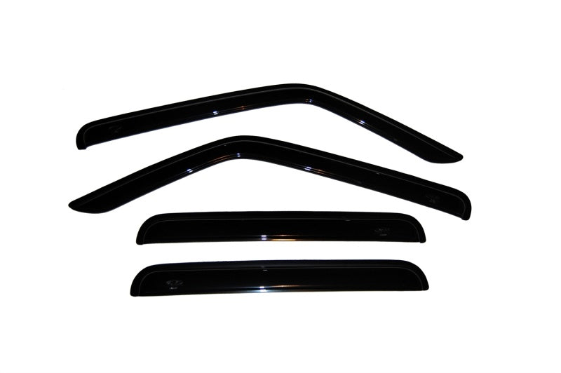 AVS 07-18 Jeep Patriot Ventvisor Outside Mount Window Deflectors 4pc - Smoke