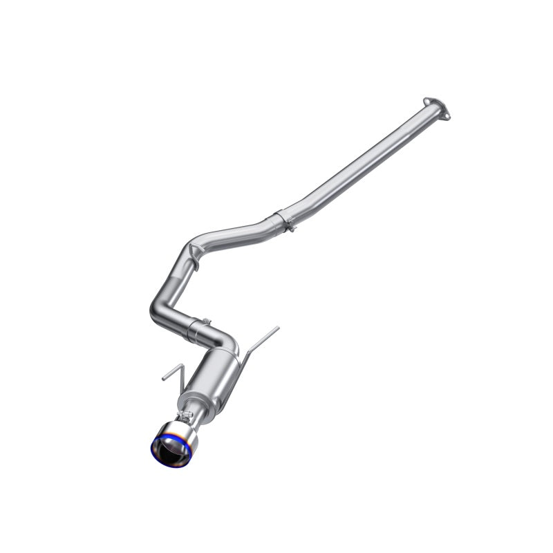 MBRP 3" Cat-Back Single Rear Exit 15-21 Subaru WRX 2.0L/STI 2.5L/11-14 Sed, Burnt End Tips S48033BE