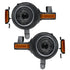 ORACLE Lighting Oculus BI-LED Projector Headlights - Amber for 2021+ Ford Bronco 5886-005
