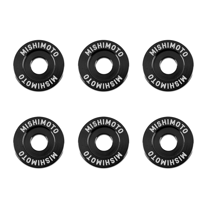 Mishimoto Large Fender Washer Kit (6pcs) - Black