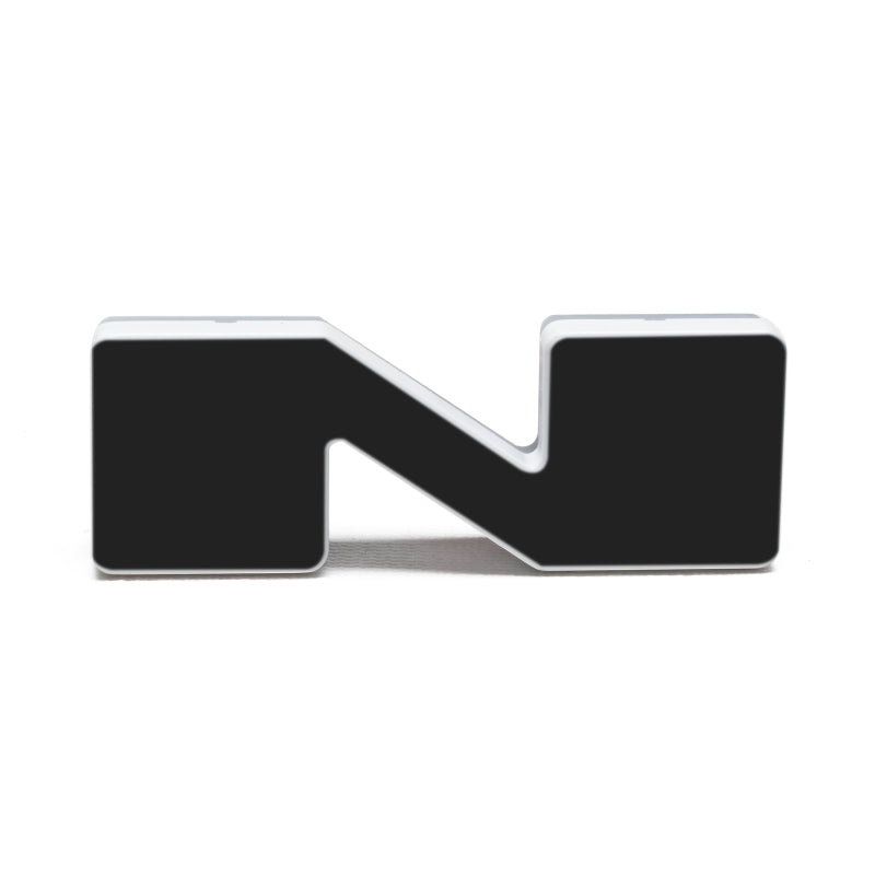 ORACLE Lighting Universal Illuminated Amber LED Letter Badges - Matte Black Surface Finish - N 3141-N-005
