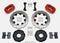 Wilwood Forged Dynalite Front Hat Kit 12.19in Drilled Red 02-06 Acura RSX-5 Lug