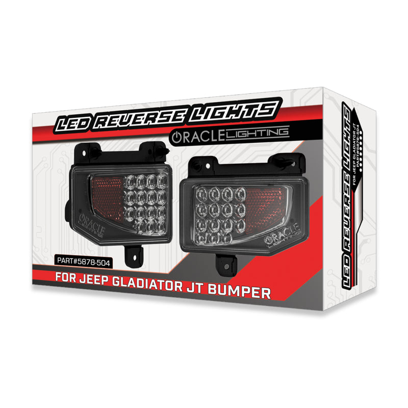 ORACLE Lighting Rear Bumper LED Reverse Lights for Jeep Gladiator JT - 6000K 5878-504