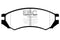 EBC 91-93 Nissan NX 2.0 (ABS) Yellowstuff Front Brake Pads