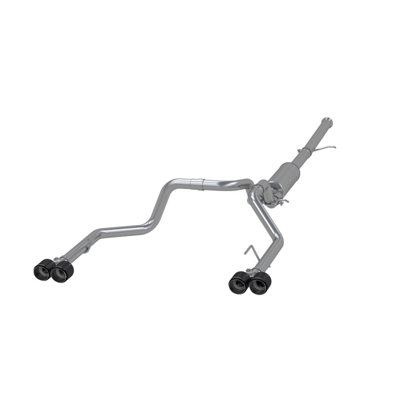 MBRP 3" Cat-Back 2.5" Dual Split Rear, 19-21 Chevy Silverado 1500 6.2L w/ Quad CF Tips S50053CF