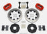 Wilwood Forged Dynalite Front Hat Kit 12.19in Drilled Red 94-01 Honda/Acura w/262mm Disc