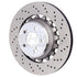 SHW 15-18 BMW X5 M 4.4L Right Rear Cross-Drilled Lightweight Brake Rotor (34212284904)