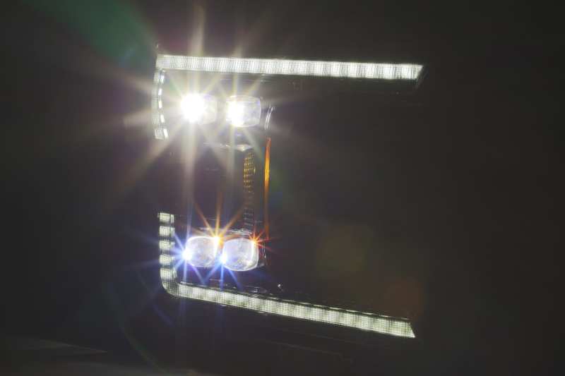 AlphaRex NOVA LED Projector Headlight Plank Style Alpha Black for 18-20 Ford F-150 880165