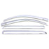 AVS 20-22 Chevrolet Silverado 1500 LTD Ext. Cab/DC F&R Ventvisor Window Deflectors 4pc - Chrome