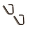 Rugged Ridge Steel Grab Handles Front Pair Black 07-18 Jeep Wrangler JK/JKU
