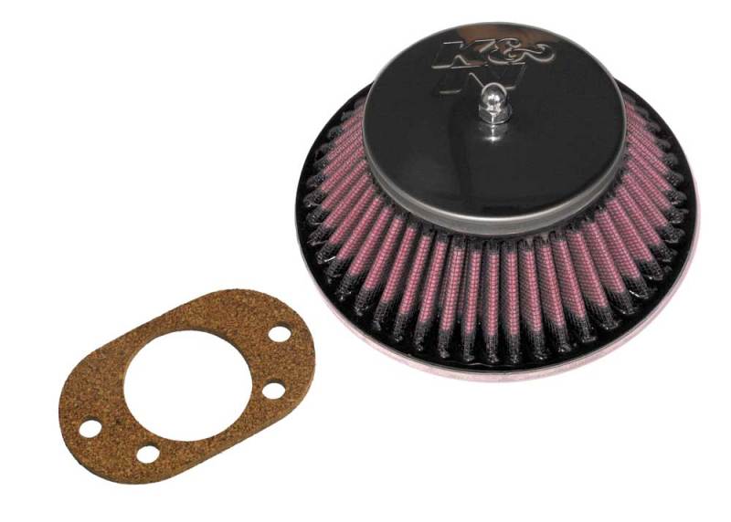 K&N Custom Racing Air Filter Assembly 90-92 Rover Mini 1275 L4 RoundTapered FLG 1.875" 2.25" 56-9330