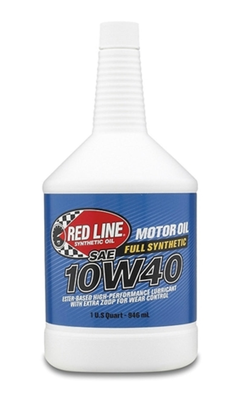 Red Line 10W40 Synthetic Motor Oil (Set of 12 x 1 Qt. Bottle) 11404