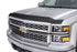 AVS 15-18 GMC Sierra 2500 (Excl. Induct Hood) Aeroskin II Textured Low Profile Hood Shield - Black