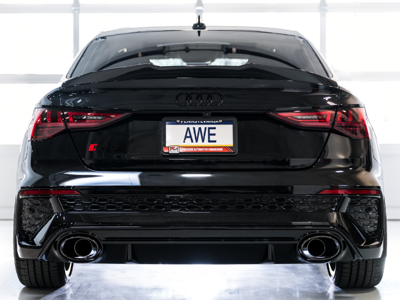 AWE Tuning Cat-Back Track Edition Exhaust System No Tips for Audi 22-23 8Y RS3 3020-31389