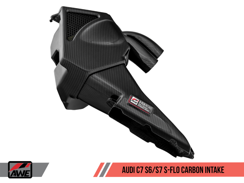 AWE Tuning S-FLO Carbon Intake V2 for Audi C7 S6 / S7 4.0T 2660-15020