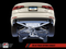 AWE Tuning Track Edition Exhaust Dual Outlet - Diamond Black Tips for Audi B9 A4 3020-33026