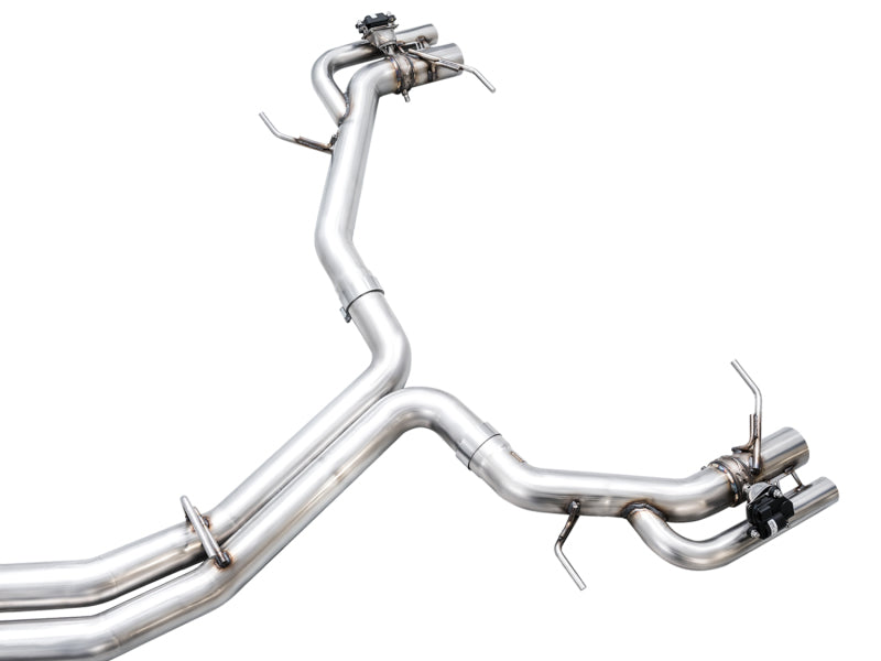 AWE Tuning SwitchPath Cat-back Exhaust - Diamond Black Tips for 21-23 Audi C8 RS6/RS7 3025-33776