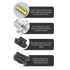 ORACLE Lighting H4 4000 Lumen LED Headlight Bulbs (Pair) - 6000K 5231-001
