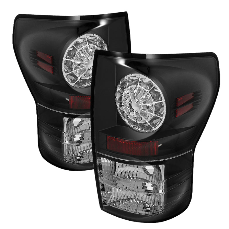 Spyder Toyota Tundra 07-13 LED Tail lights Black ALT-YD-TTU07-LED-BK