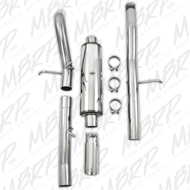 MBRP 3" Cat Back, Single Side T409, 2009 Chev/GMC Yukon XL/Avalanche 5.3/6.0 L S5060409