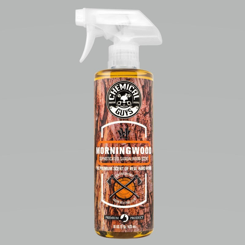 Chemical Guys Morning Wood Air Freshener & Odor Eliminator (Set of 6 x 16 Oz. Bottles) AIR23016