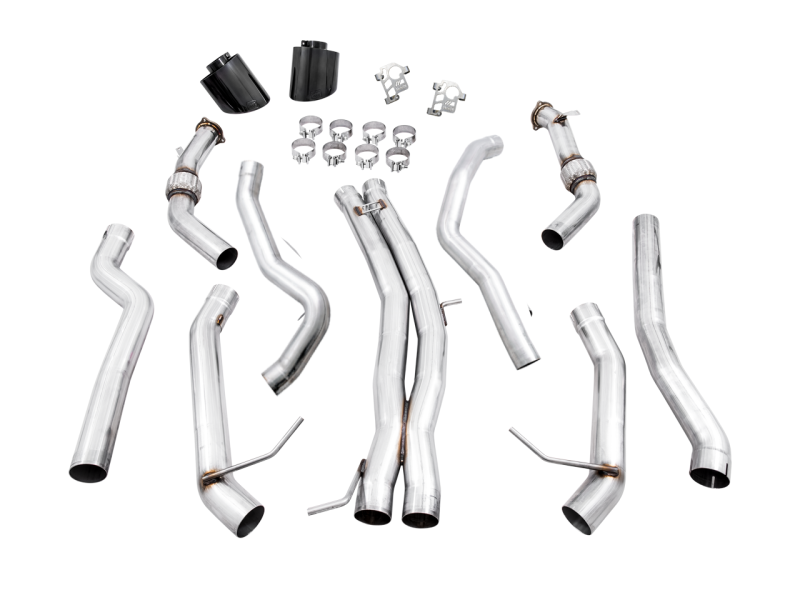 AWE Tuning Track Edition Exhaust for Audi B9.5 RS 5 Sportback - Diamond Black RS-style Tips 3020-33124