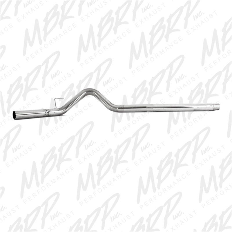 MBRP T409 4" Filter Back Single No Muffler Exhaust For 08-10 Ford F250/350/450 6.4L S6242SLM