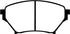 EBC 01-03 Mazda Miata MX5 1.8 (Sports Suspension) Greenstuff Front Brake Pads