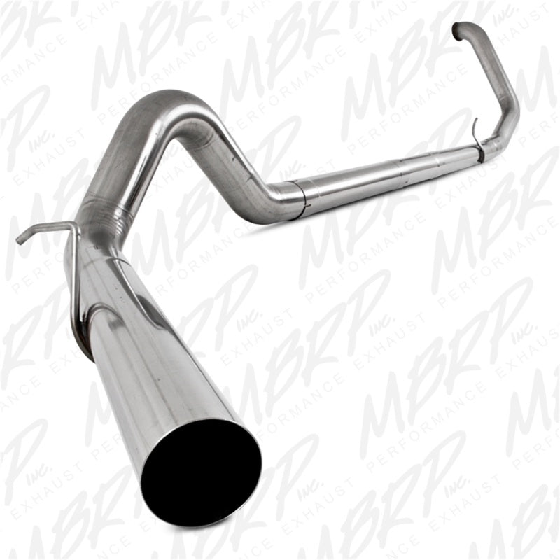 MBRP 4" Turbo Back Single No Muffler T409 SLM Series Exhaust For 99-03 Ford F-250/350 7.3L-S6200SLM