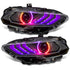 Oracle Lighting Dynamic ColorSHIFT LED Headlights - Black Series for 18-23 Ford Mustang 8204-332