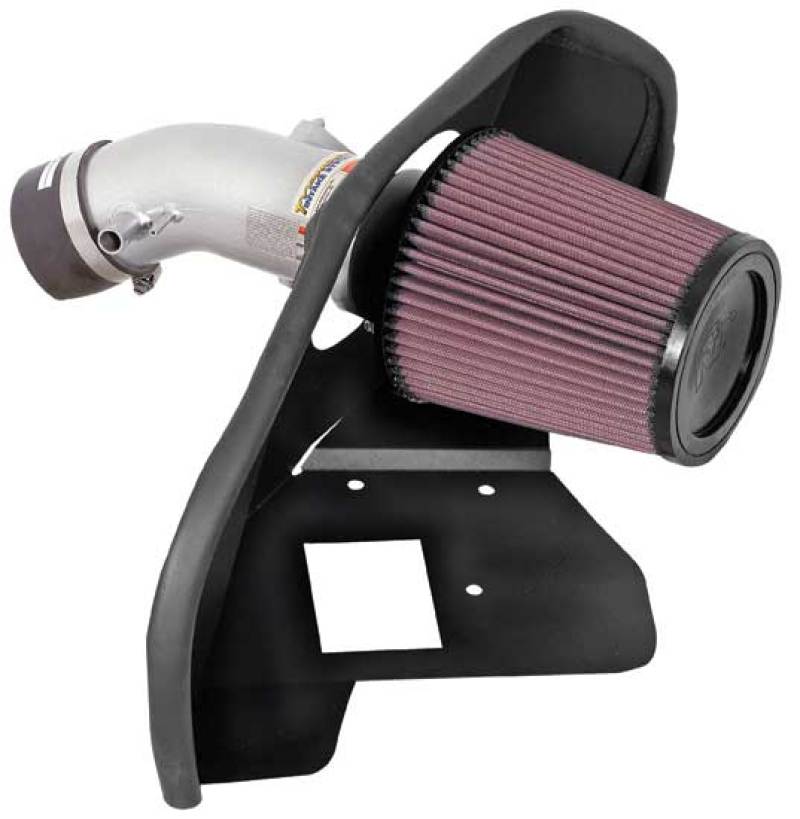 K&N 69 Series Typhoon Short Ram Cold Air Intake, Silver for 07-10 Toyota Camry V6-3.5L 69-8611TS