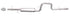 Gibson 05-09 Toyota 4Runner Sport 4.7L 2.5in Cat-Back Single Exhaust - Aluminized