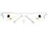 Whiteline 08+ Subaru WRX Hatch / 08-09 Subaru STi Rear 22mm Swaybar-X heavy duty Blade adjustable (i