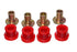 Energy Suspension 07-14 Toyota Tundra Red Rack & Pinion Bushing Set