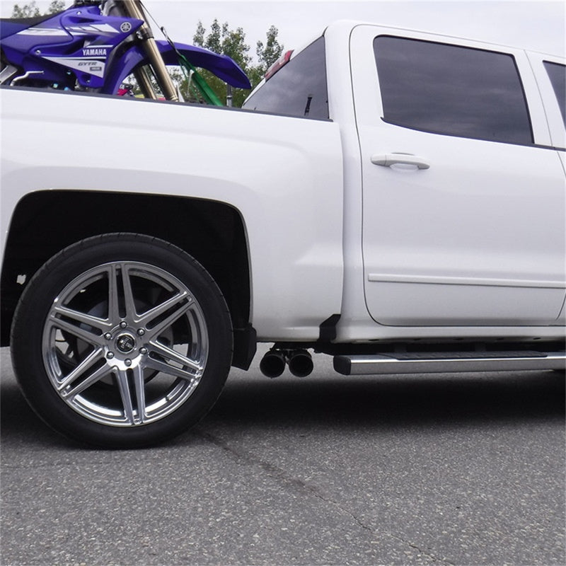 MBRP 3" Cat Back Pre-Axle Dual Outlet, Black Coated, 09+ Chevrolet Silverado 1500 w/ 4" Tip S5081BLK