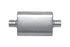 Gibson MWA Superflow Center/Center Oval Muffler - 4x9x14in/3in Inlet/3in Outlet - Stainless